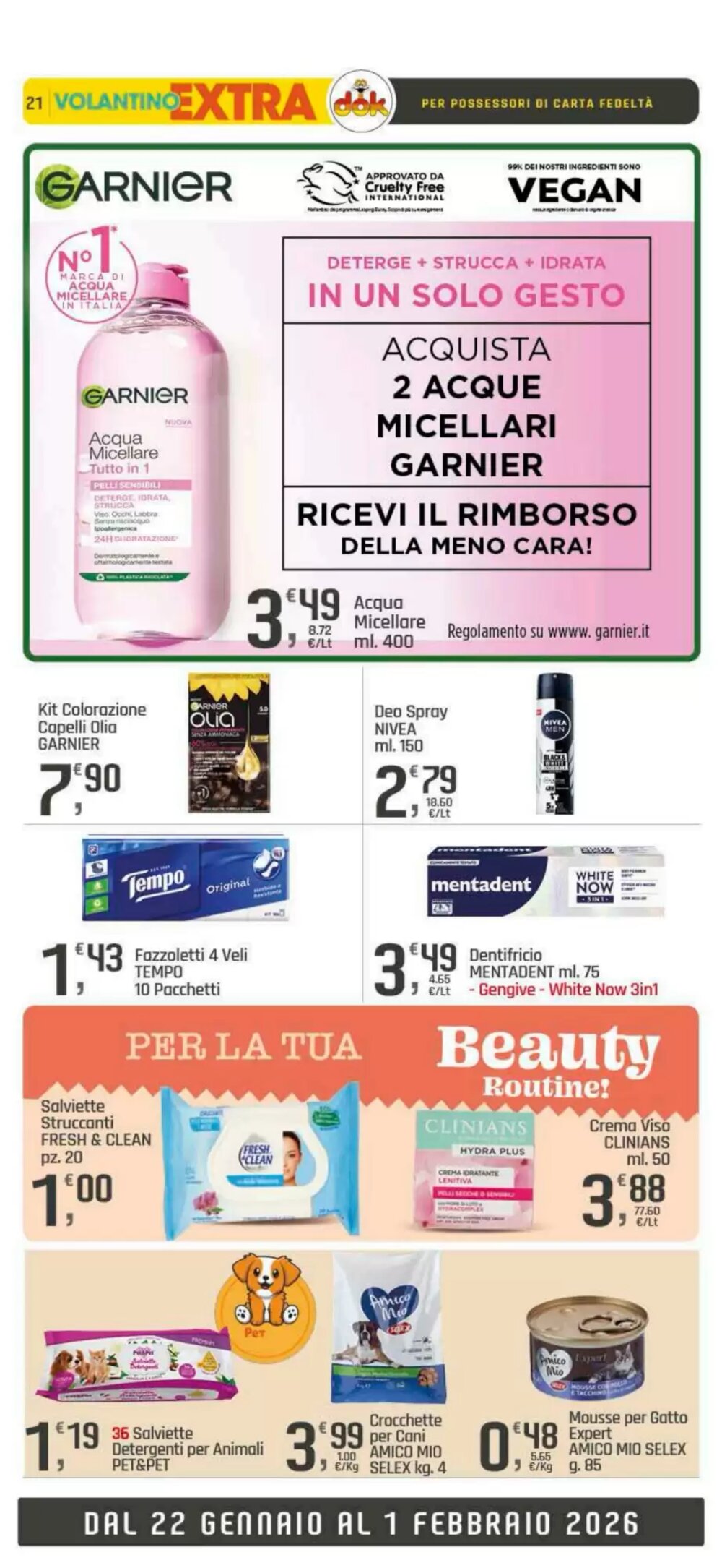 Volantino promozionale Supermercati Dok  valide dal 22/01/2026 - Pagina 21.