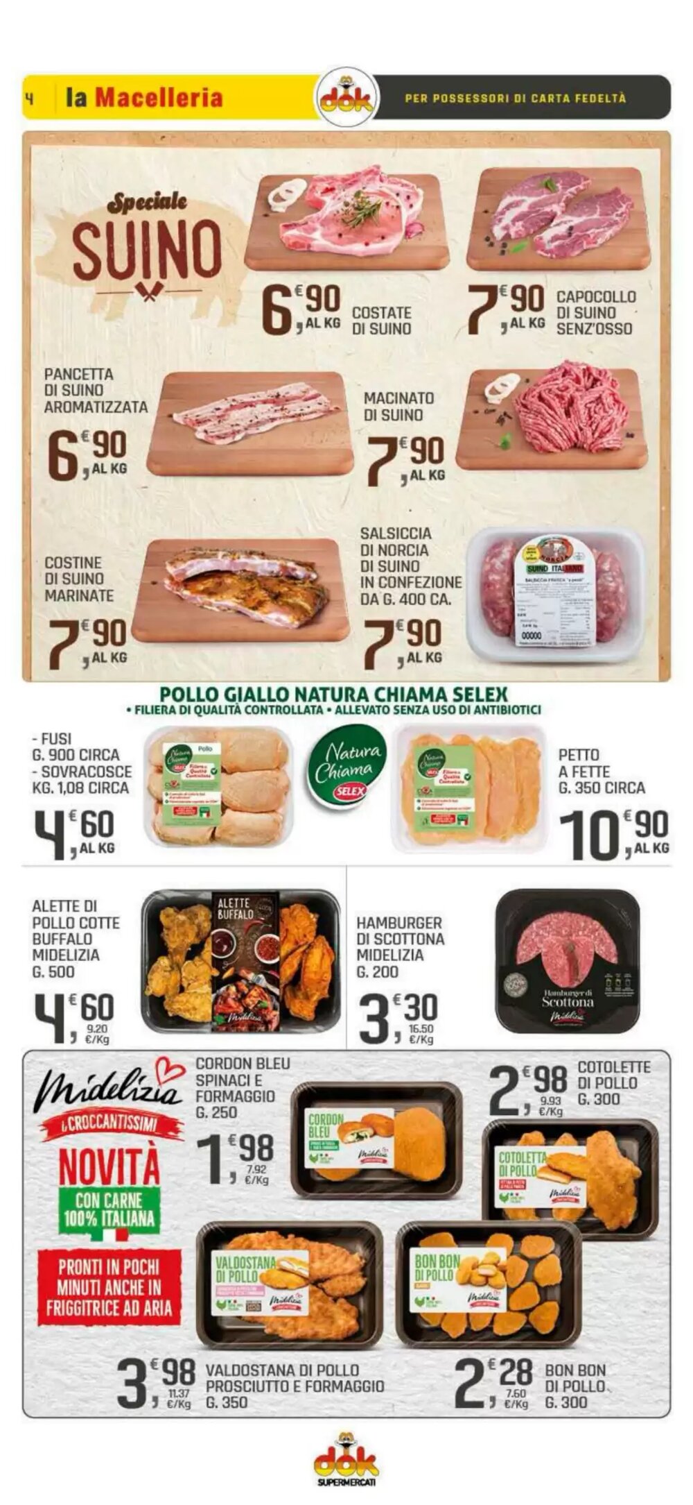 Volantino promozionale Supermercati Dok  valide dal 22/01/2026 - Pagina 4.