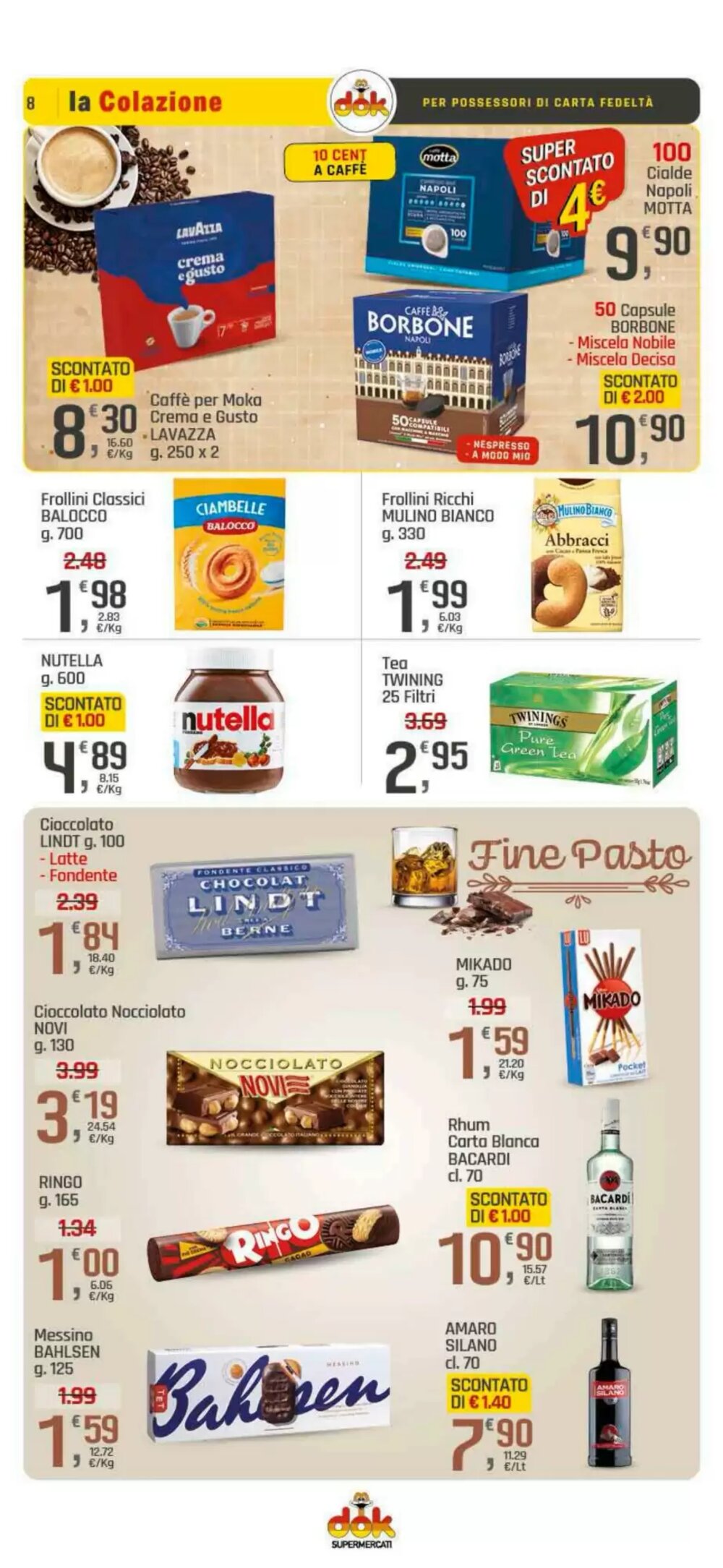 Volantino promozionale Supermercati Dok  valide dal 22/01/2026 - Pagina 8.
