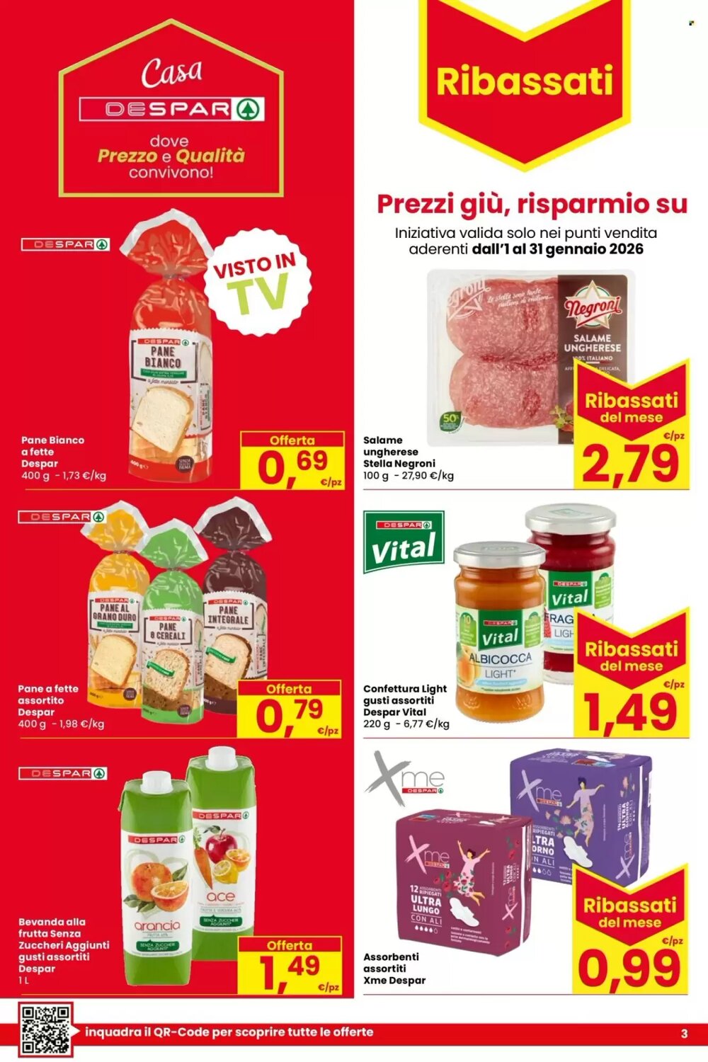 Volantino promozionale Despar  valide dal 22/01/2026 - Pagina 3.