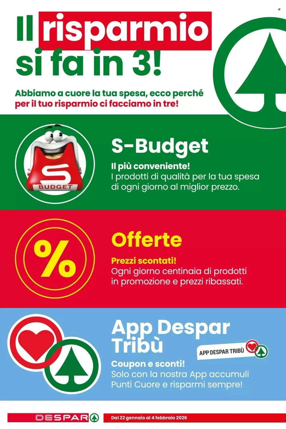 Volantino promozionale Despar  valide dal 22/01/2026 - Pagina 6.