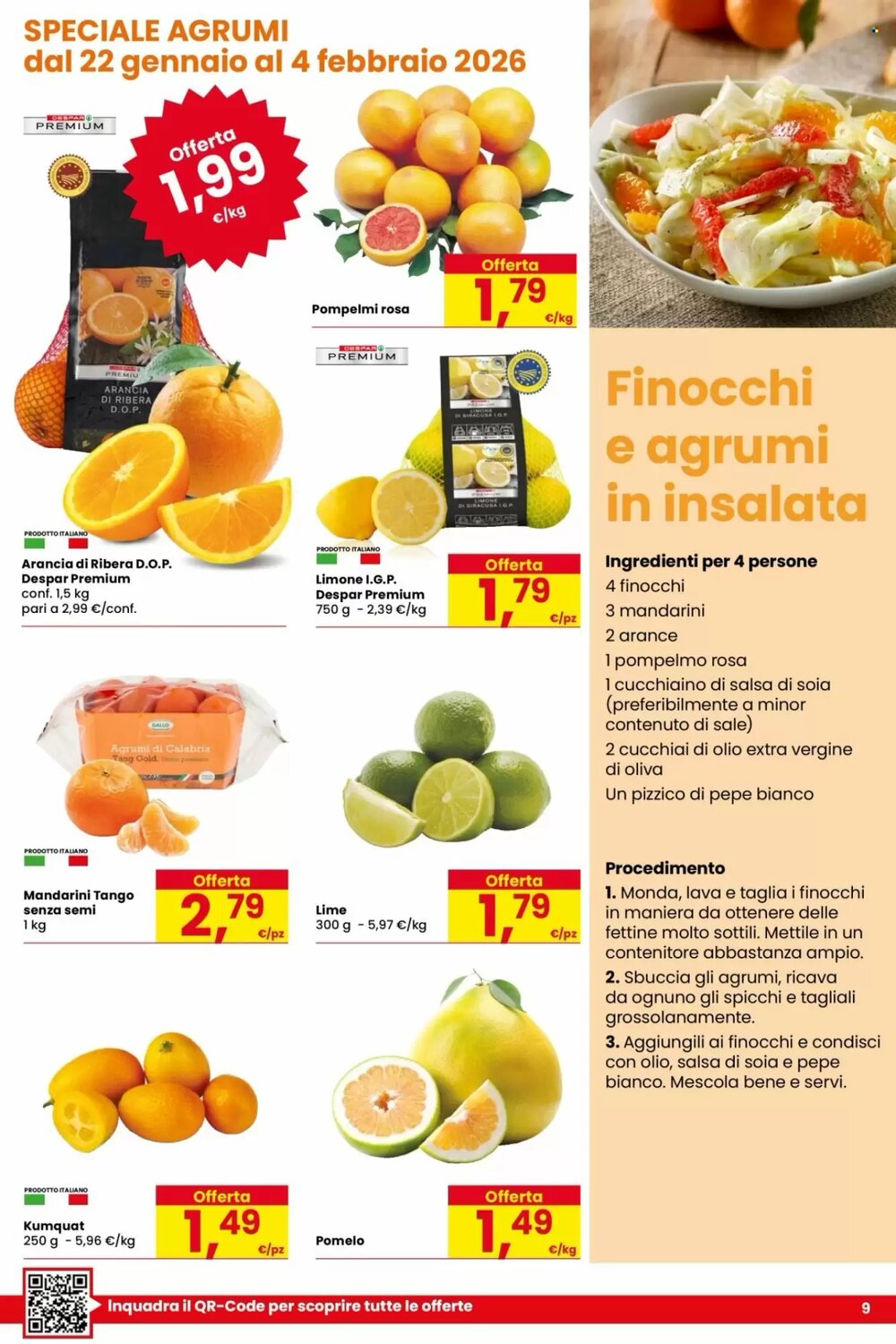 Volantino promozionale Despar  valide dal 22/01/2026 - Pagina 9.