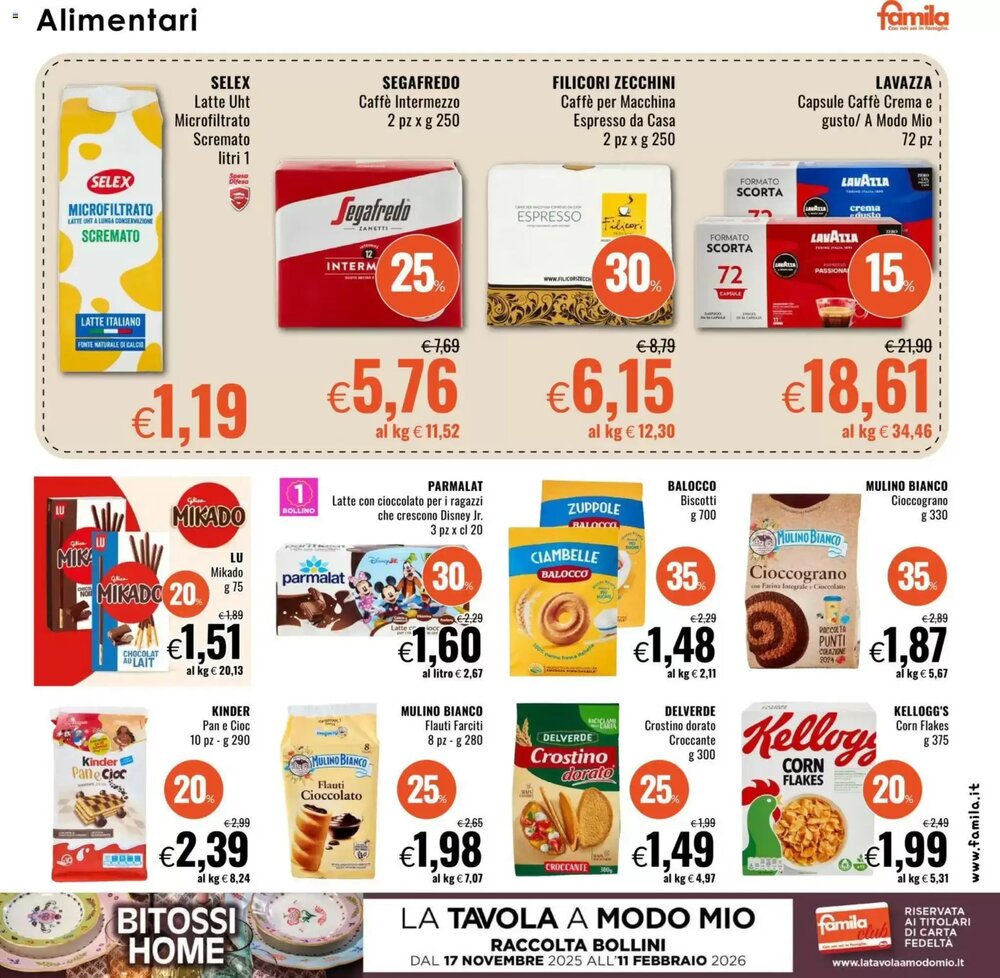 Volantino promozionale Famila valide dal 22/01/2026 - Pagina 11.