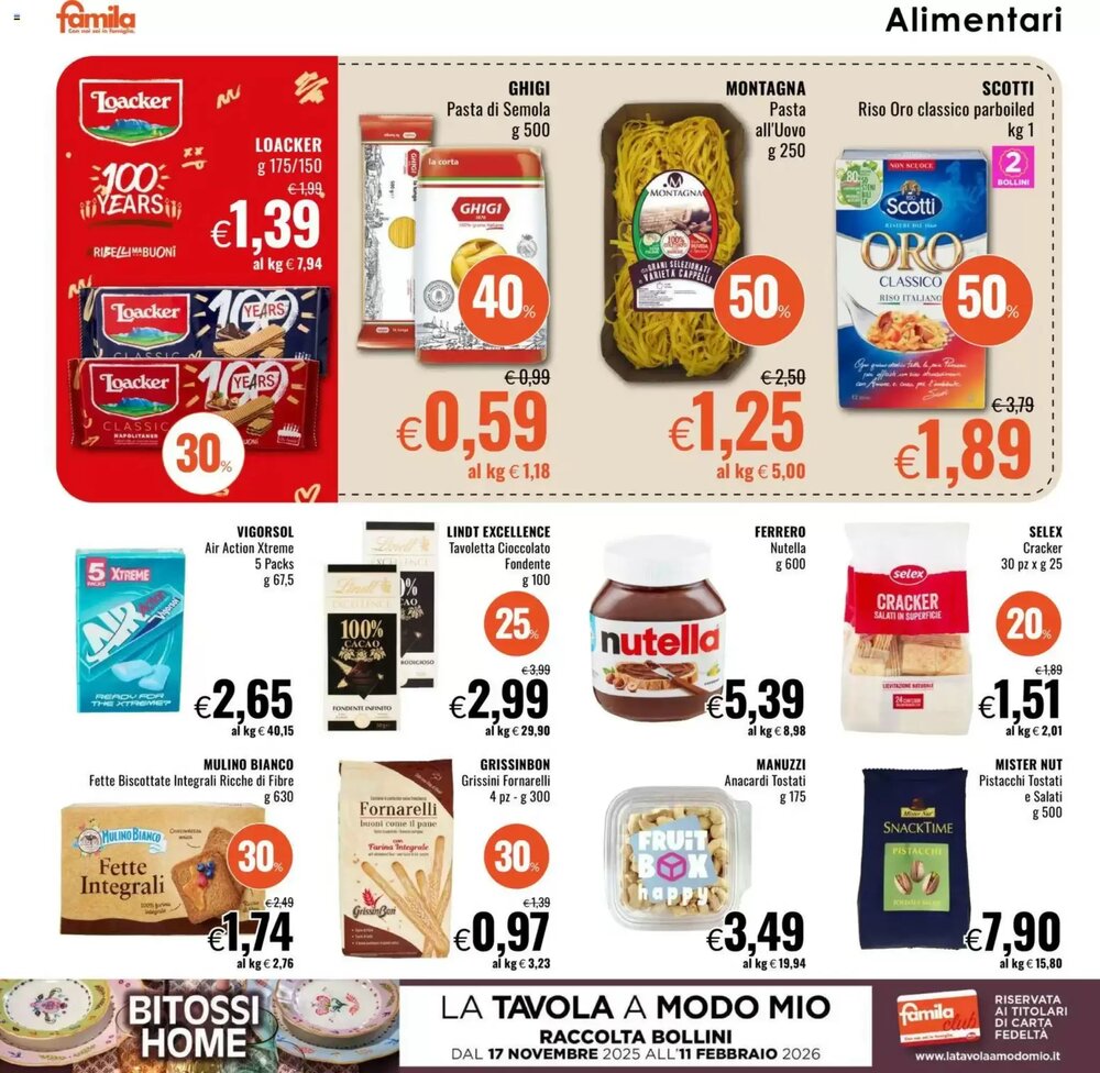 Volantino promozionale Famila valide dal 22/01/2026 - Pagina 12.