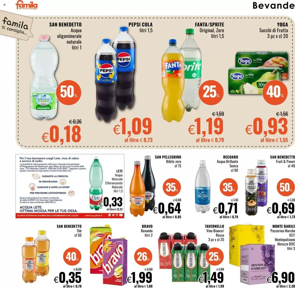 Volantino promozionale Famila valide dal 22/01/2026 - Pagina 14.