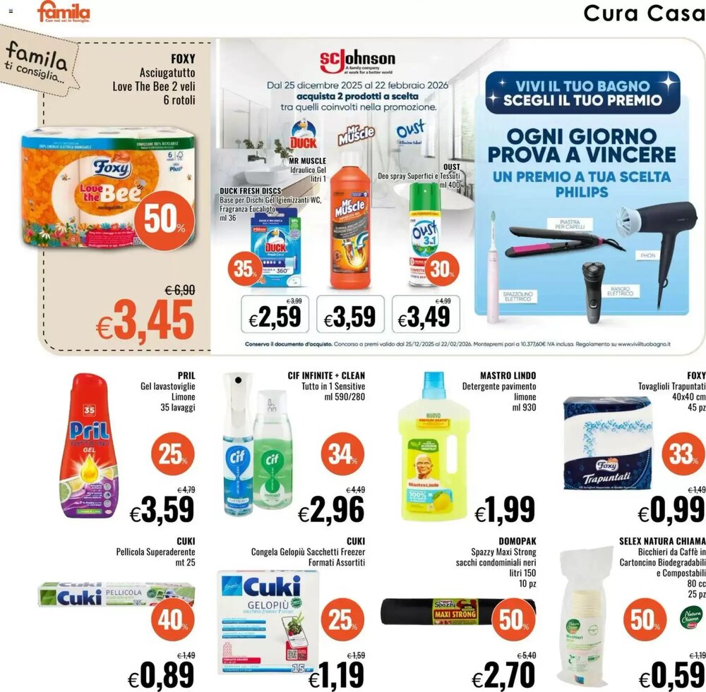 Volantino promozionale Famila valide dal 22/01/2026 - Pagina 22.