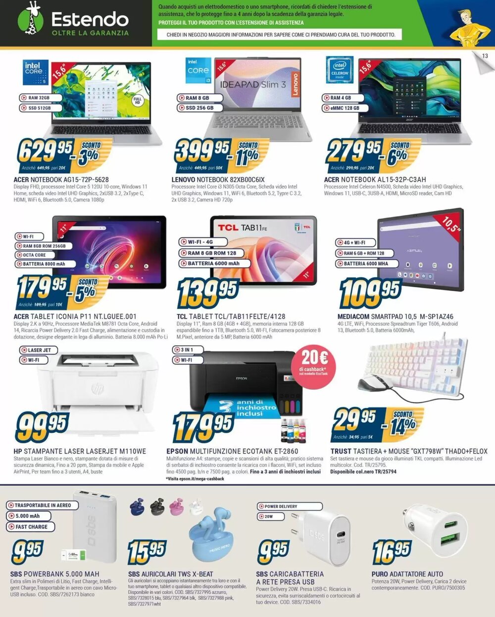 Volantino promozionale Sinergy valide dal 22/01/2026 - Pagina 13.