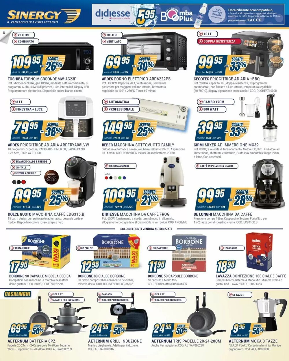 Volantino promozionale Sinergy valide dal 22/01/2026 - Pagina 8.
