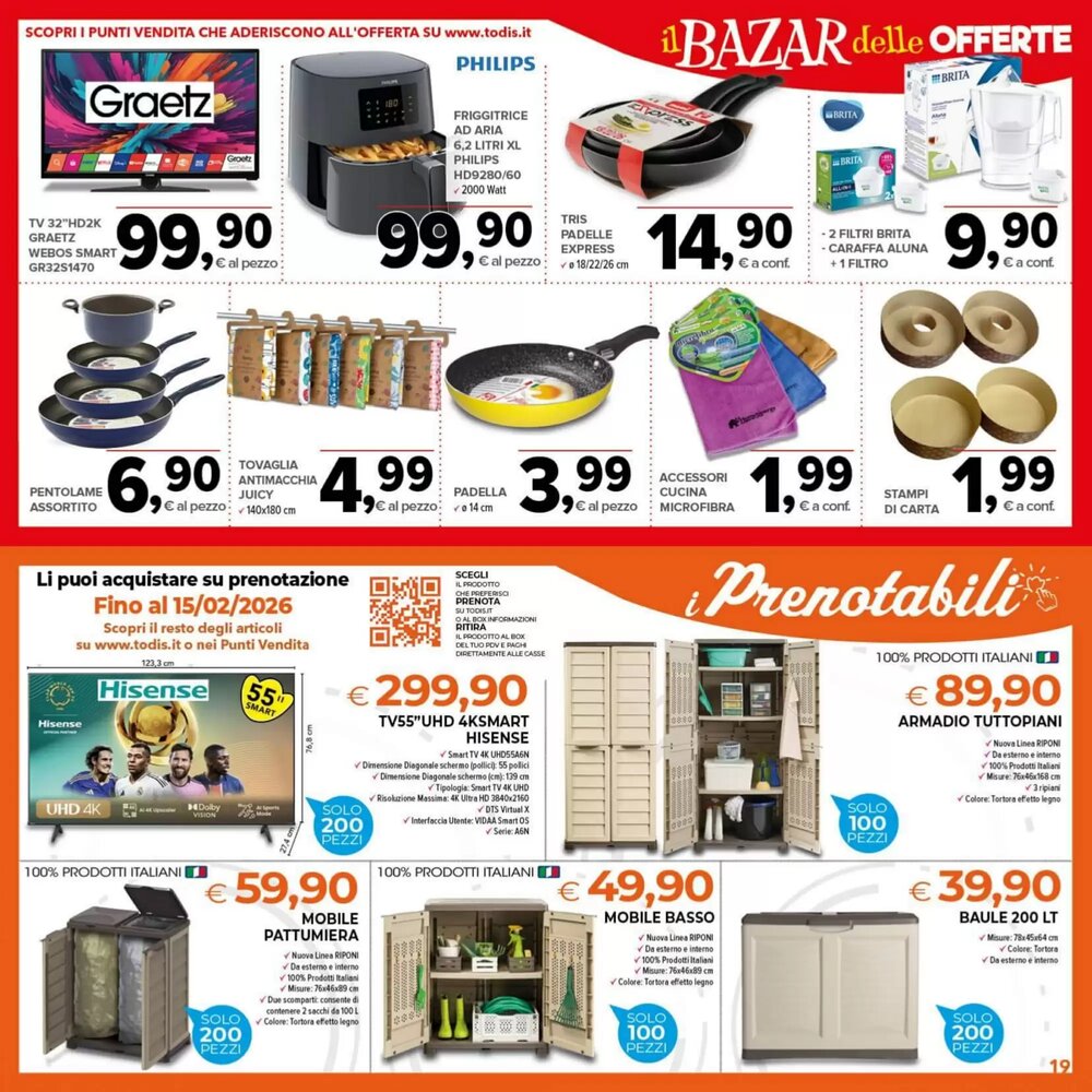 Volantino promozionale Todis  valide dal 22/01/2026 - Pagina 19.