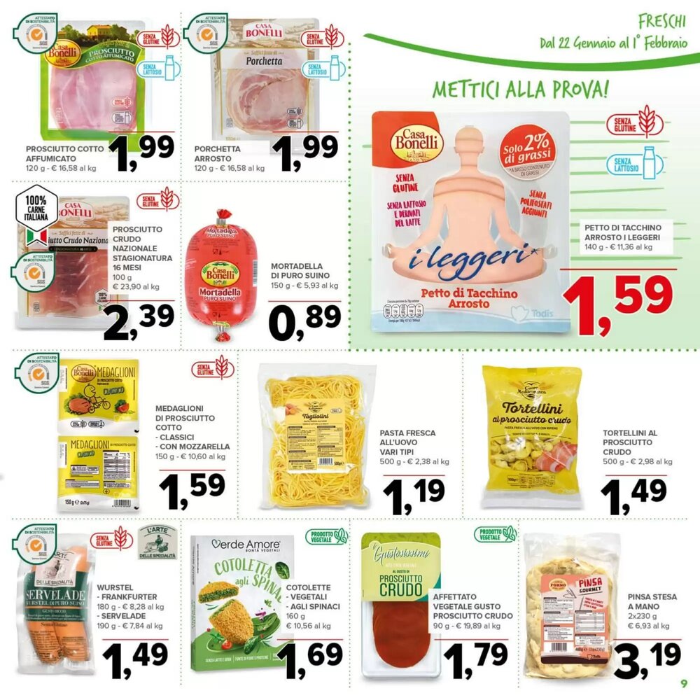 Volantino promozionale Todis  valide dal 22/01/2026 - Pagina 9.