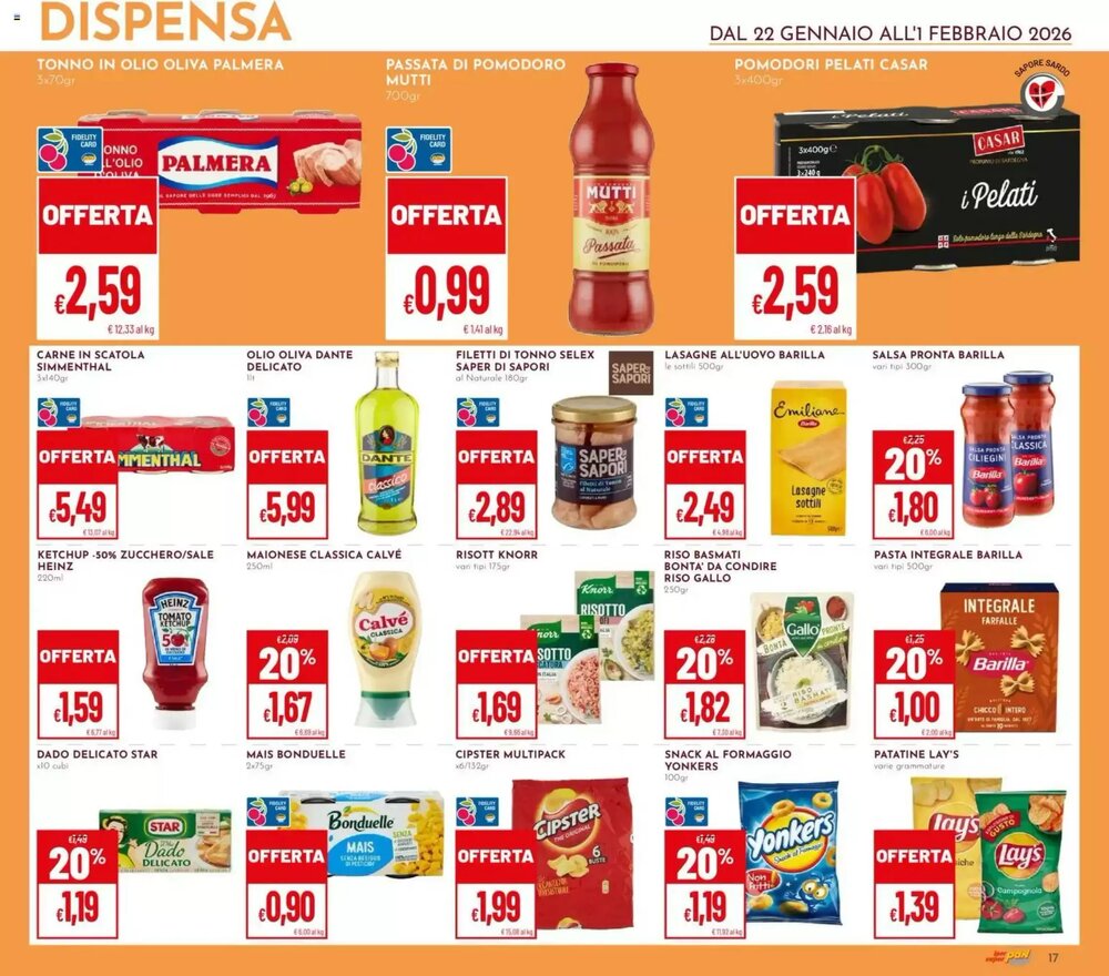 Volantino promozionale Pan  valide dal 22/01/2026 - Pagina 17.