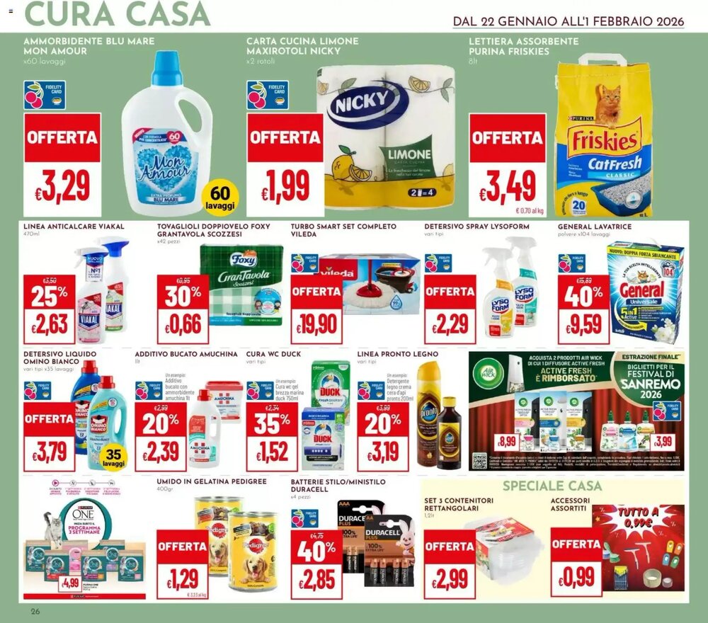 Volantino promozionale Pan  valide dal 22/01/2026 - Pagina 26.