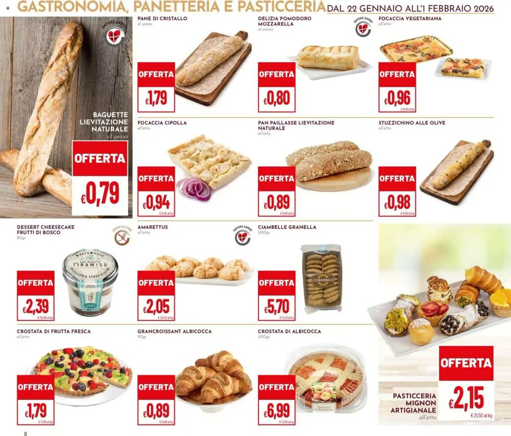 Volantino promozionale Pan  valide dal 22/01/2026 - Pagina 8.