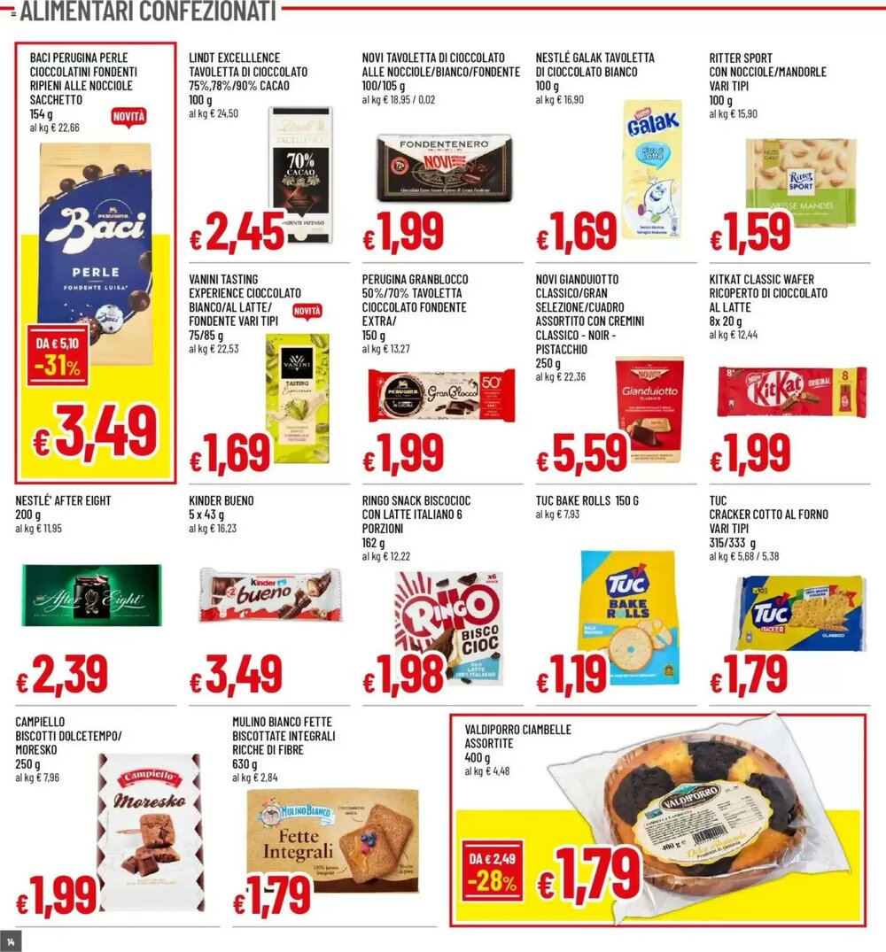Volantino promozionale Galassia superstore  valide dal 22/01/2026 - Pagina 14.