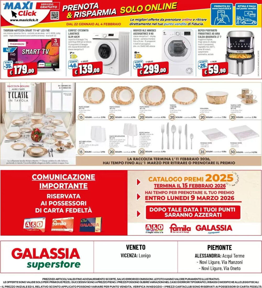 Volantino promozionale Galassia superstore  valide dal 22/01/2026 - Pagina 28.