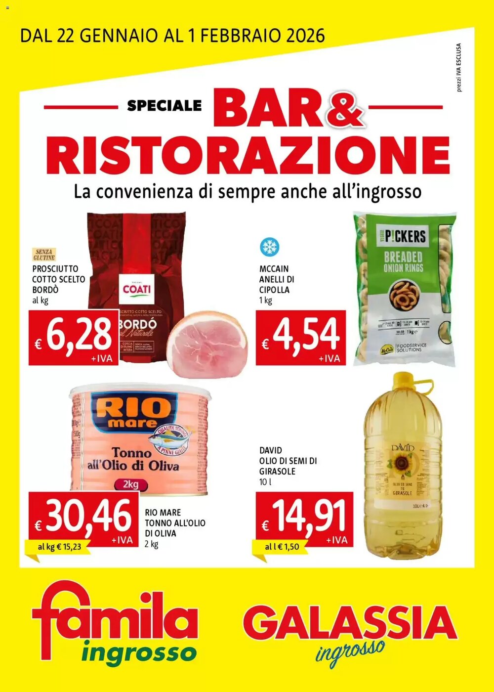 Volantino promozionale Galassia  valide dal 22/01/2026 - Pagina 1.