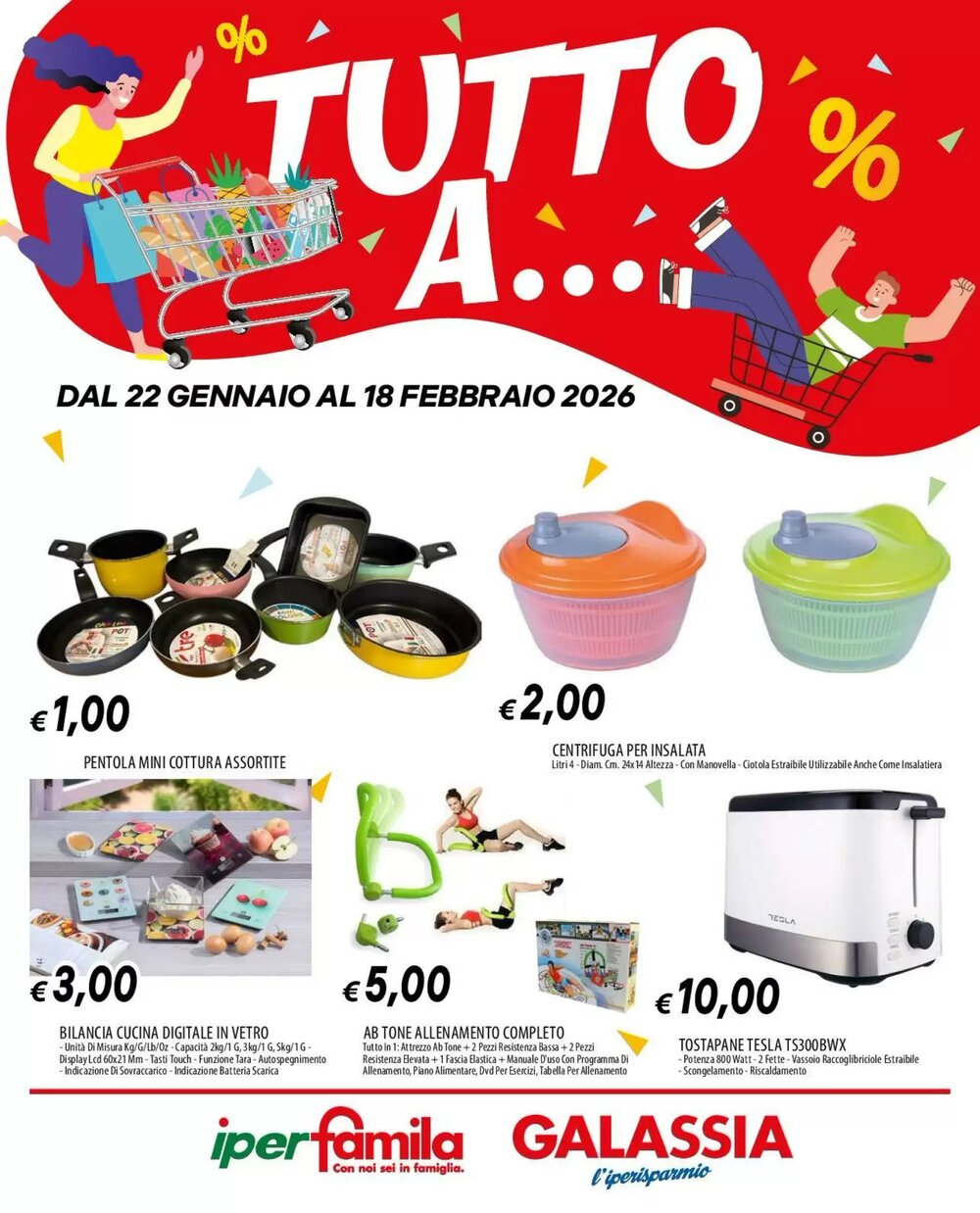 Volantino promozionale IperFamila  valide dal 22/01/2026 - Pagina 1.