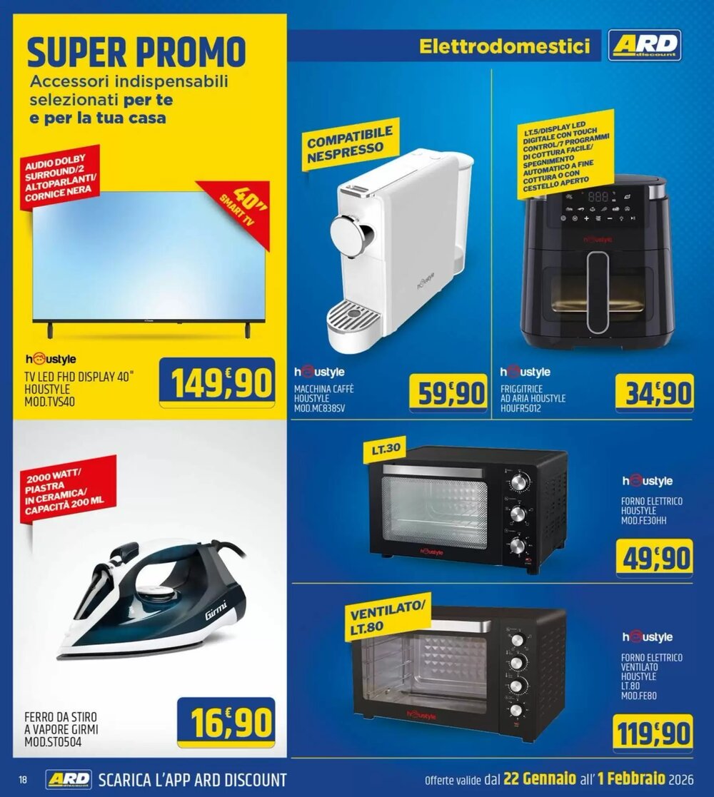 Volantino promozionale Ard Discount  valide dal 22/01/2026 - Pagina 18.