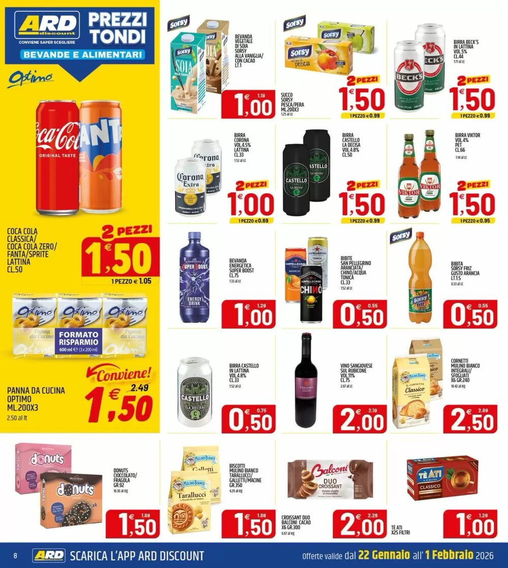 Volantino promozionale Ard Discount  valide dal 22/01/2026 - Pagina 8.