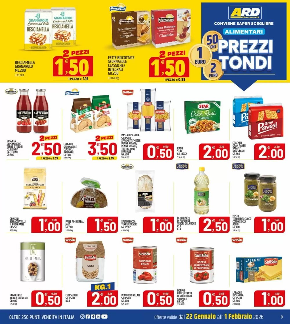 Volantino promozionale Ard Discount  valide dal 22/01/2026 - Pagina 9.