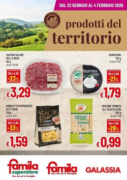 Volantino promozionale Famila  valide dal 22/01/2026