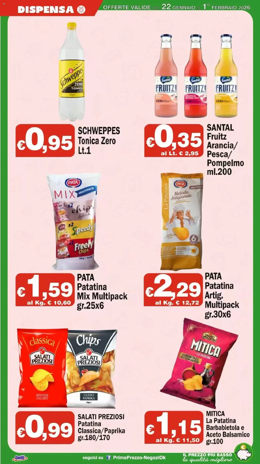 Volantino promozionale Primo Prezzo  valide dal 22/01/2026 - Pagina 10.