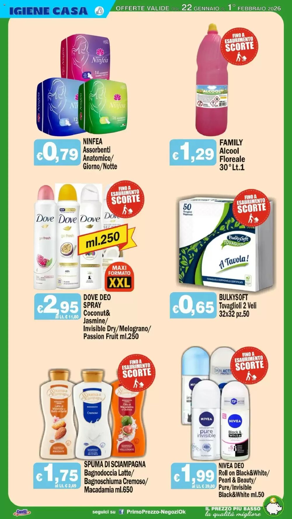 Volantino promozionale Primo Prezzo  valide dal 22/01/2026 - Pagina 25.