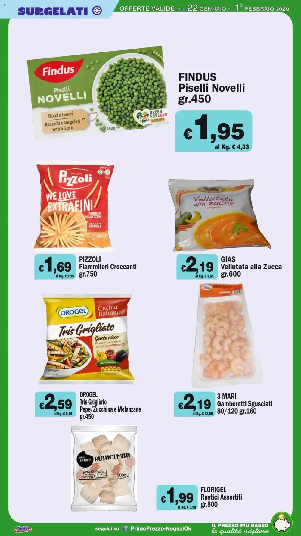 Volantino promozionale Primo Prezzo  valide dal 22/01/2026 - Pagina 32.