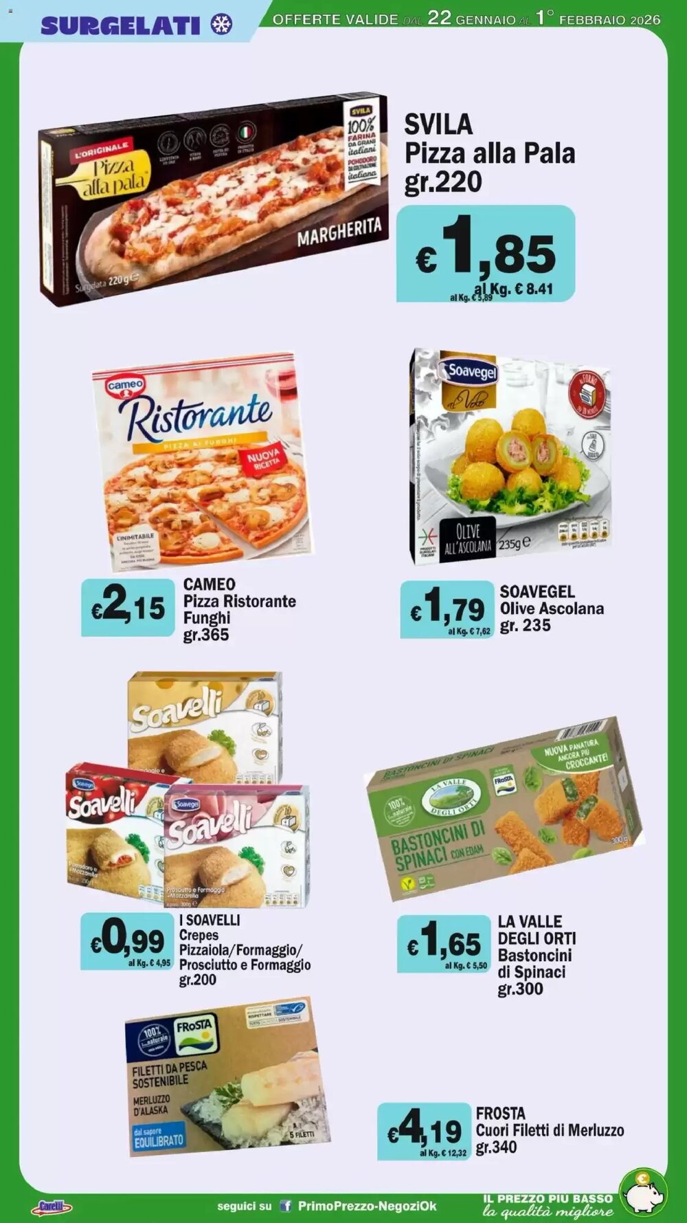Volantino promozionale Primo Prezzo  valide dal 22/01/2026 - Pagina 33.