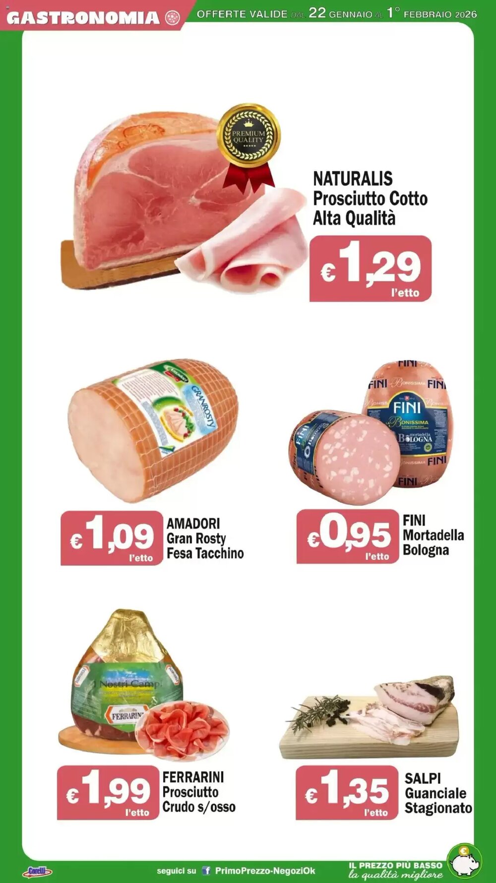 Volantino promozionale Primo Prezzo  valide dal 22/01/2026 - Pagina 35.