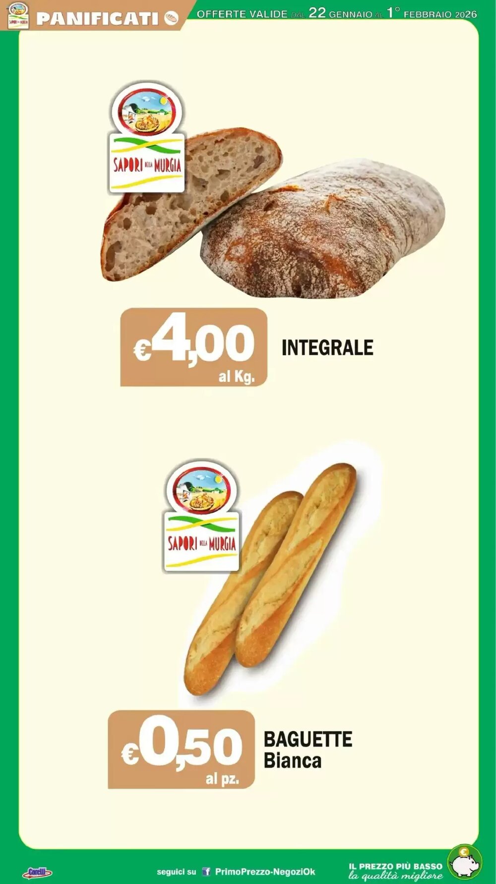 Volantino promozionale Primo Prezzo  valide dal 22/01/2026 - Pagina 38.