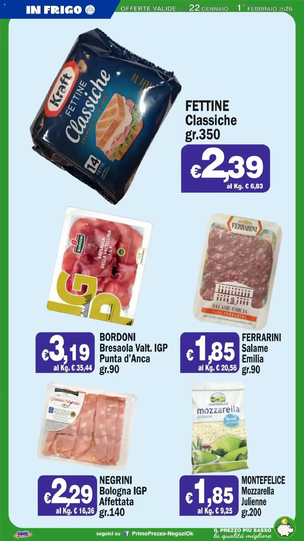 Volantino promozionale Primo Prezzo  valide dal 22/01/2026 - Pagina 39.