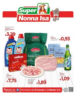 Volantino promozionale Supermercati Nonna Isa  valide dal 22/01/2026