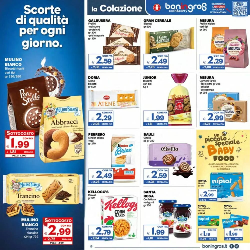 Volantino promozionale Boningros Cash and Carry  valide dal 22/01/2026 - Pagina 16.