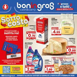 Volantino promozionale Boningros Cash and Carry  valide dal 22/01/2026