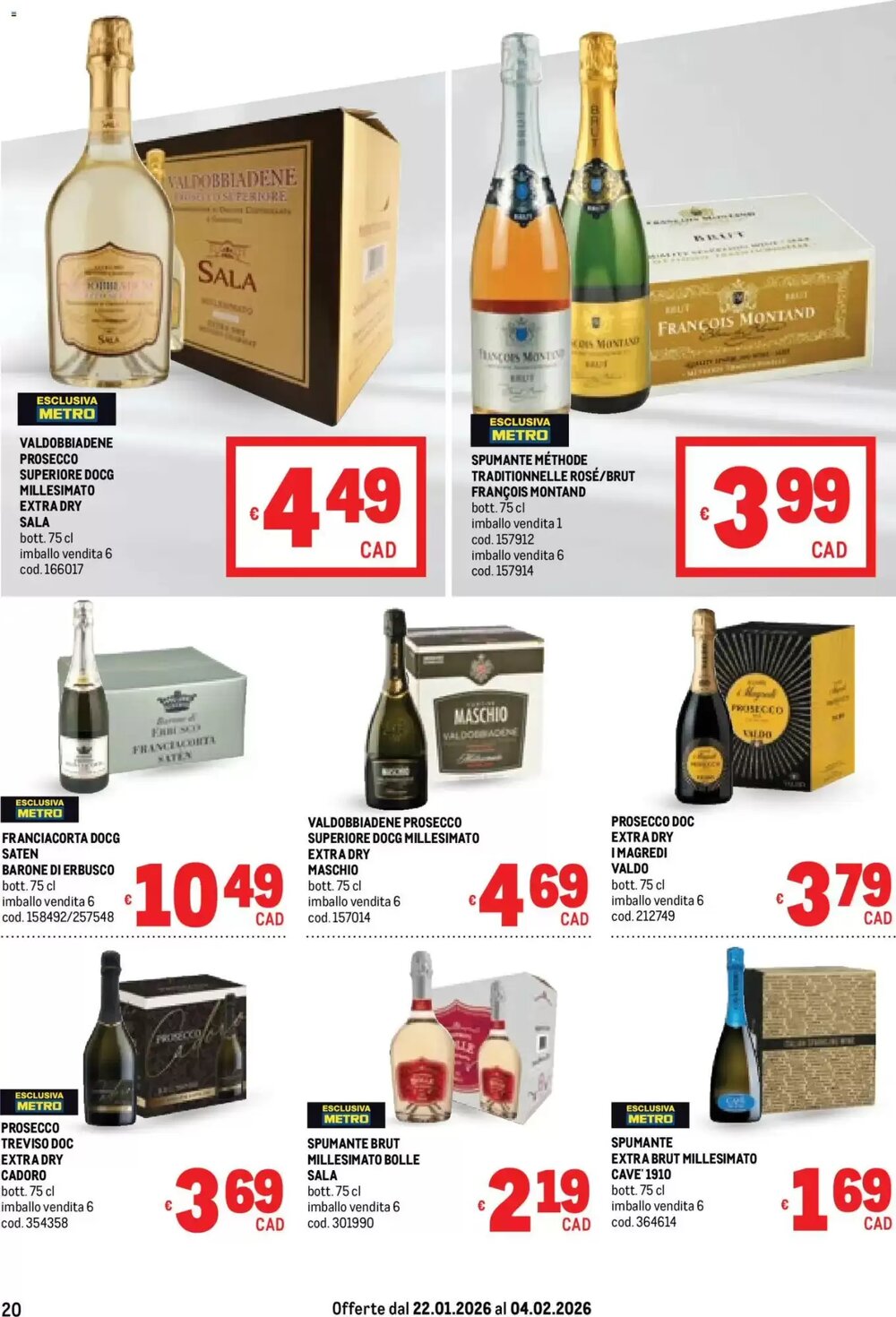 Volantino promozionale Metro  valide dal 22/01/2026 - Pagina 20.