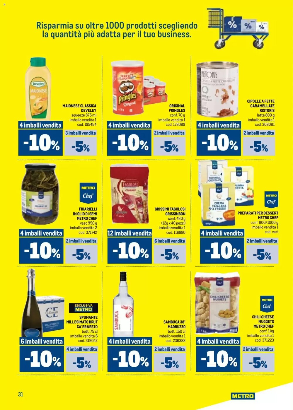 Volantino promozionale Metro  valide dal 22/01/2026 - Pagina 31.