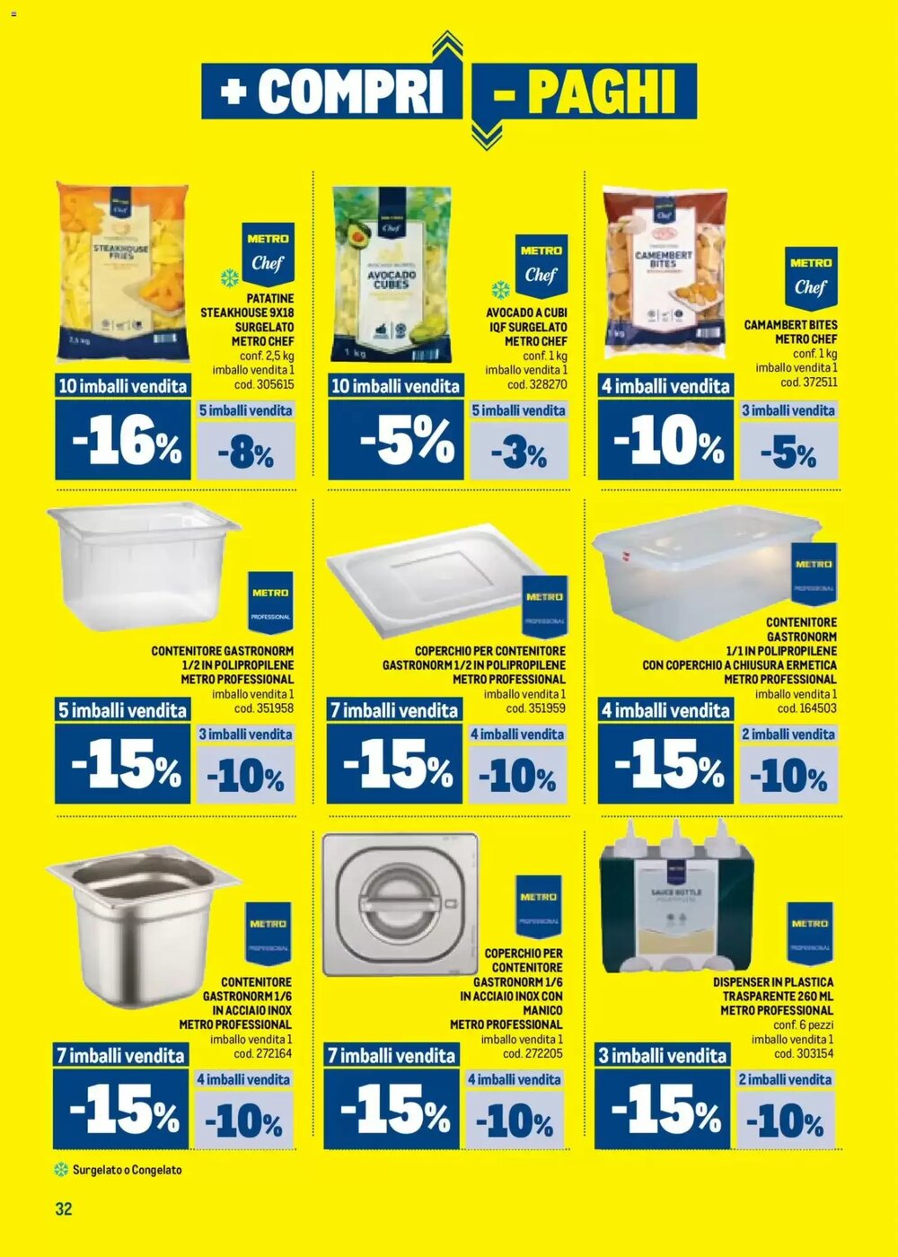 Volantino promozionale Metro  valide dal 22/01/2026 - Pagina 32.