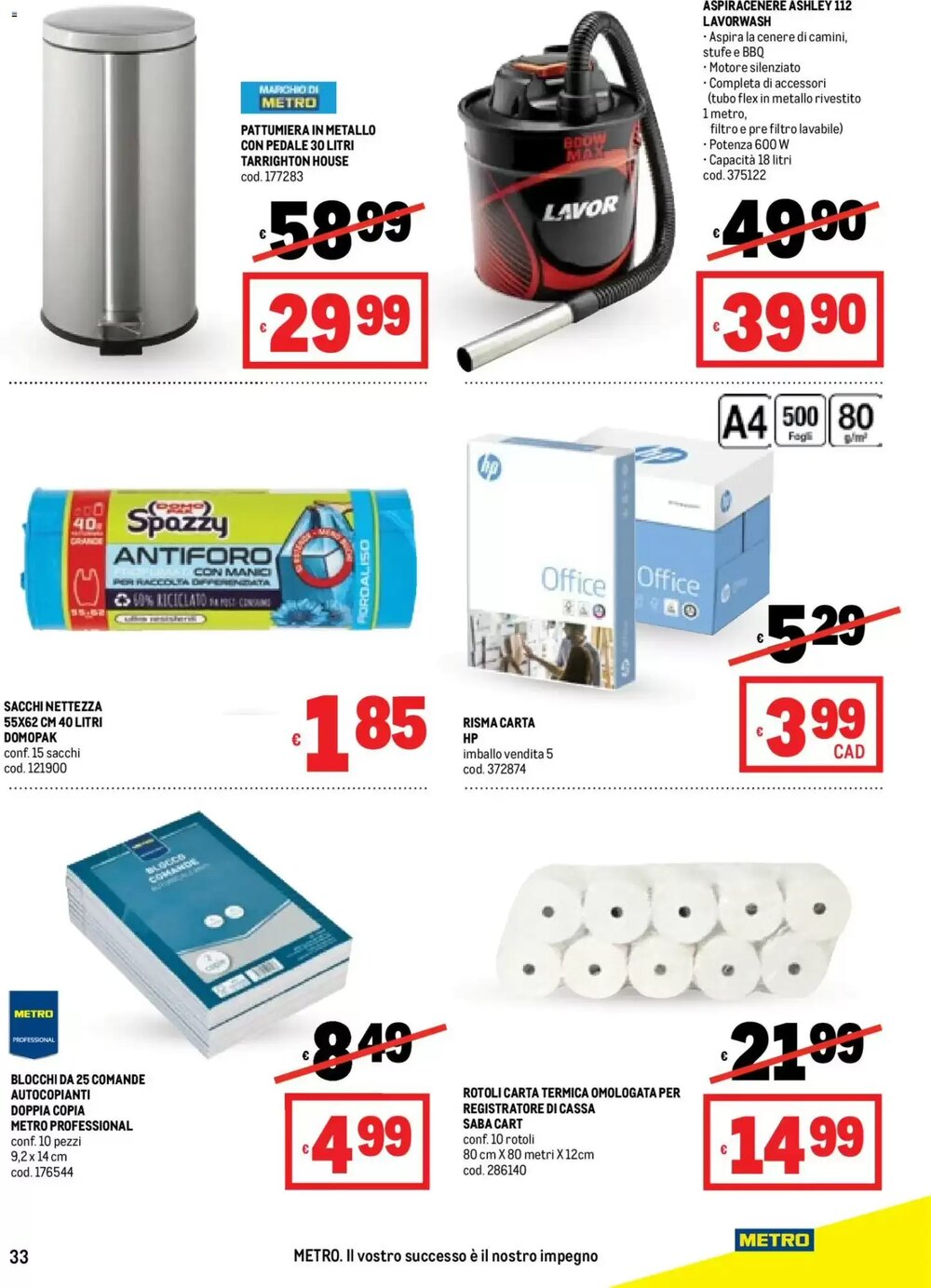 Volantino promozionale Metro  valide dal 22/01/2026 - Pagina 33.