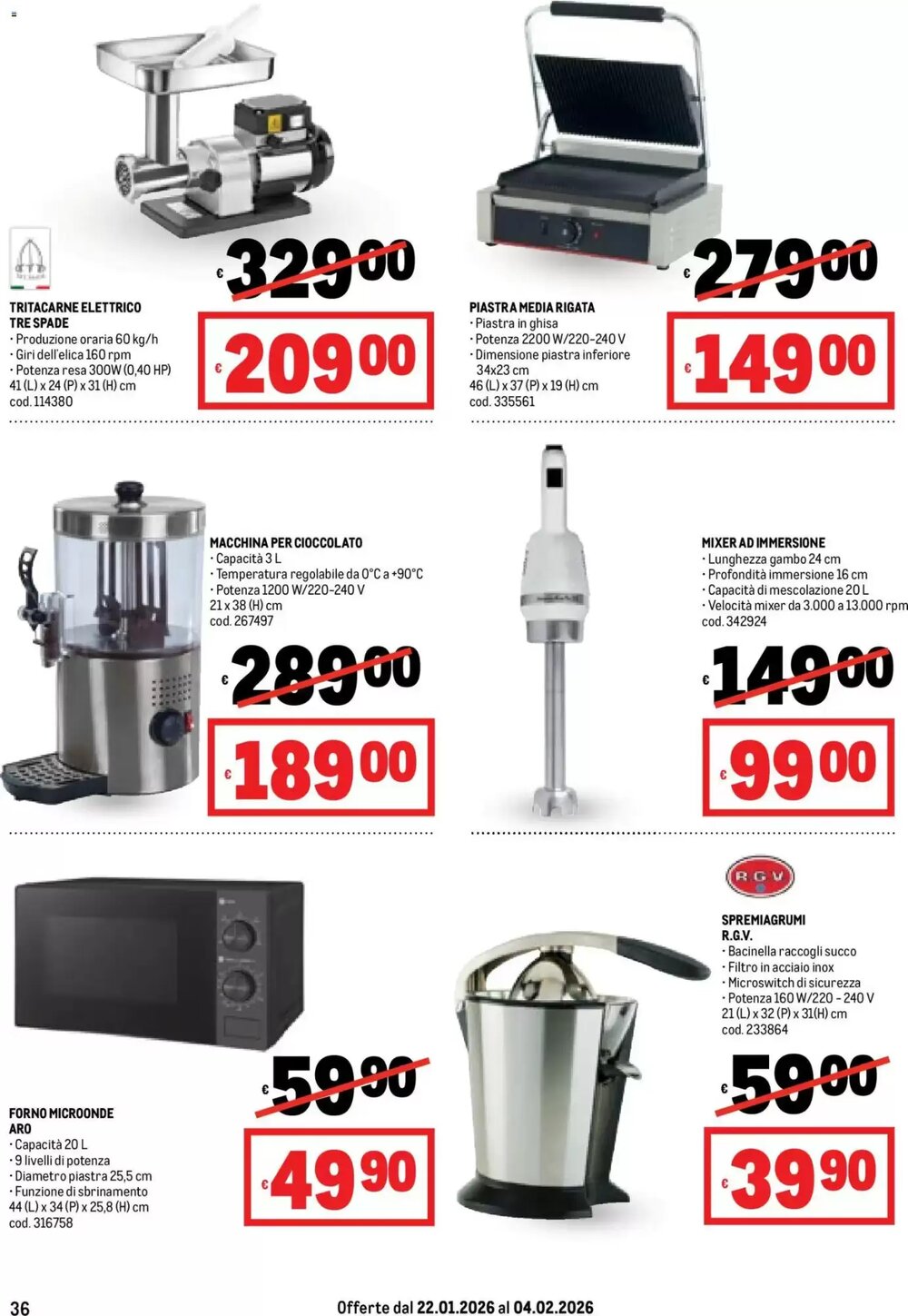 Volantino promozionale Metro  valide dal 22/01/2026 - Pagina 36.