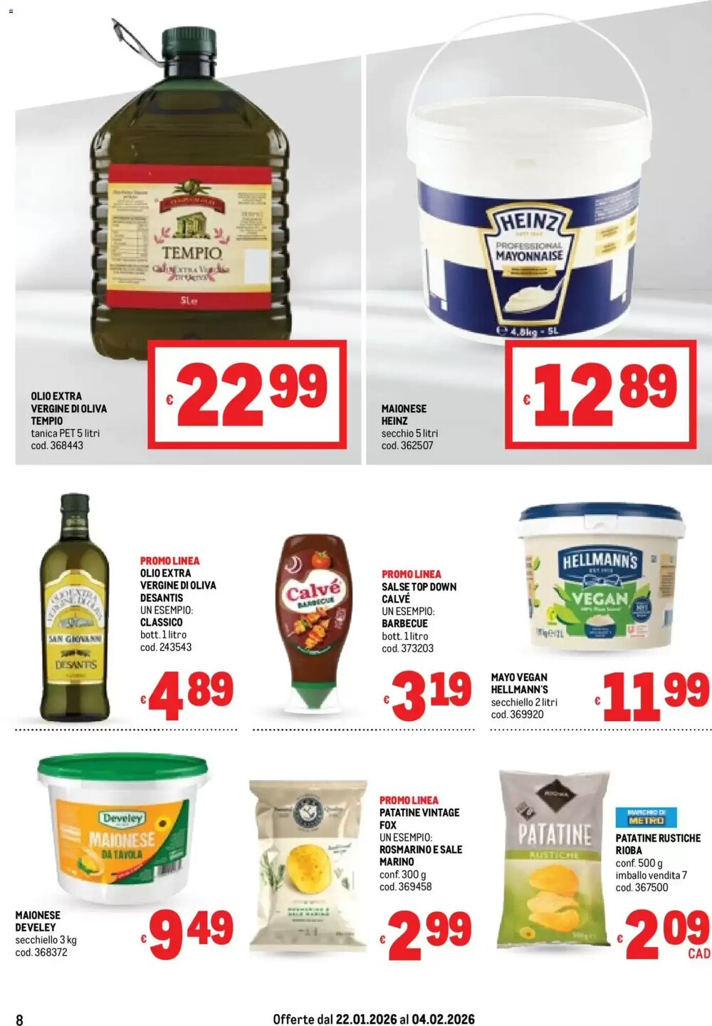 Volantino promozionale Metro  valide dal 22/01/2026 - Pagina 8.