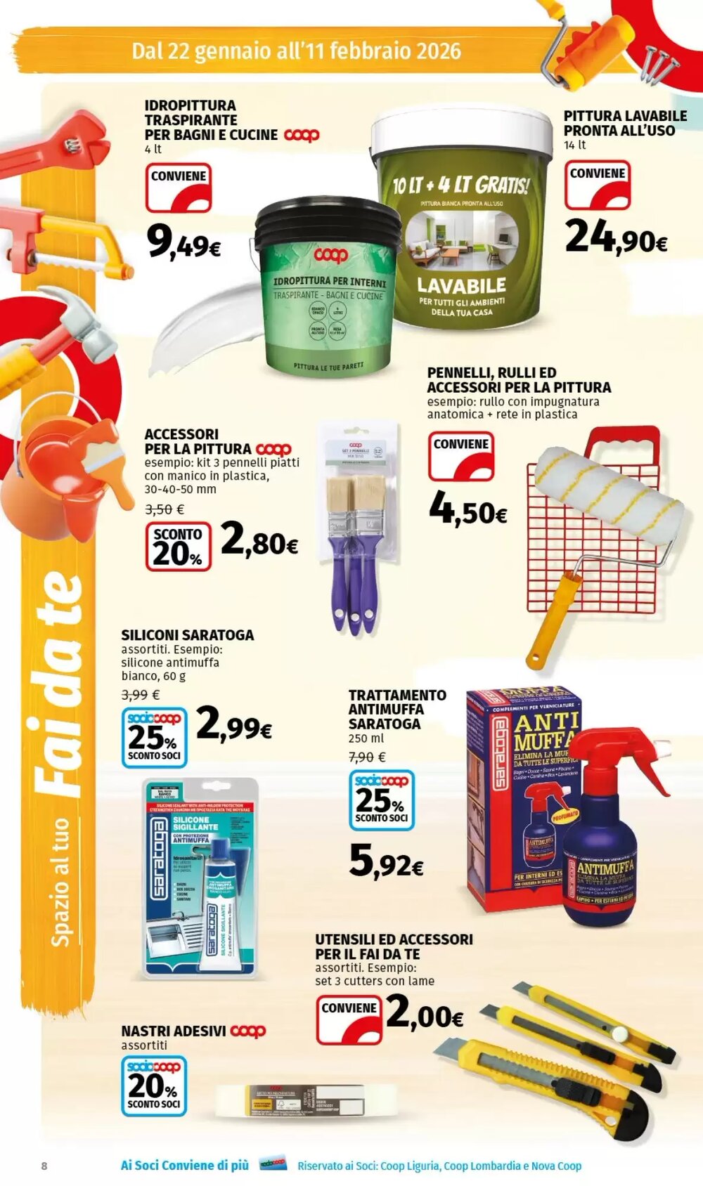 Volantino promozionale Ipercoop  valide dal 22/01/2026 - Pagina 8.