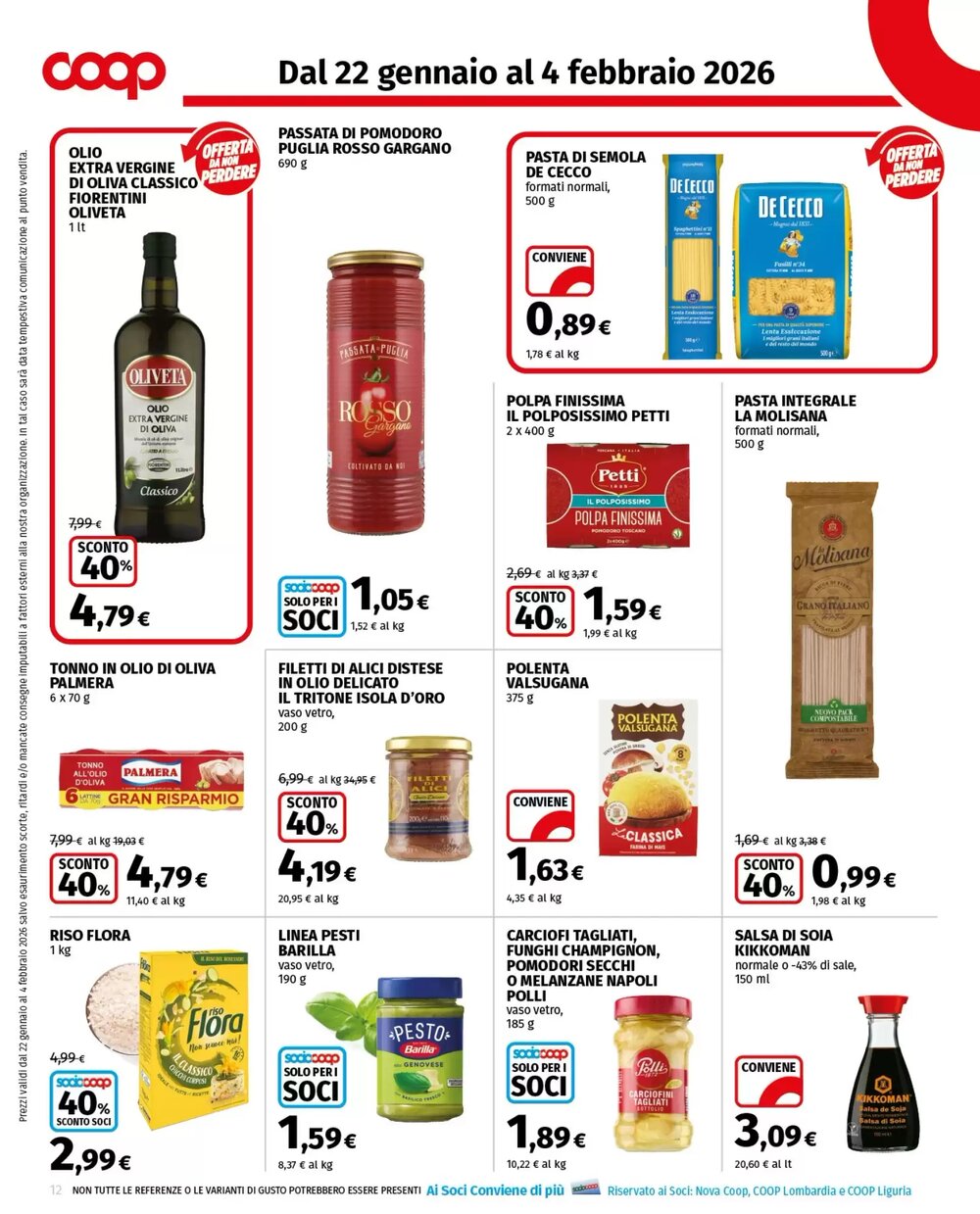 Volantino promozionale Coop  valide dal 22/01/2026 - Pagina 12.