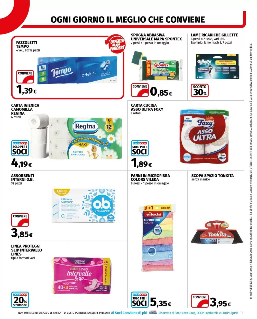 Volantino promozionale Coop  valide dal 22/01/2026 - Pagina 15.