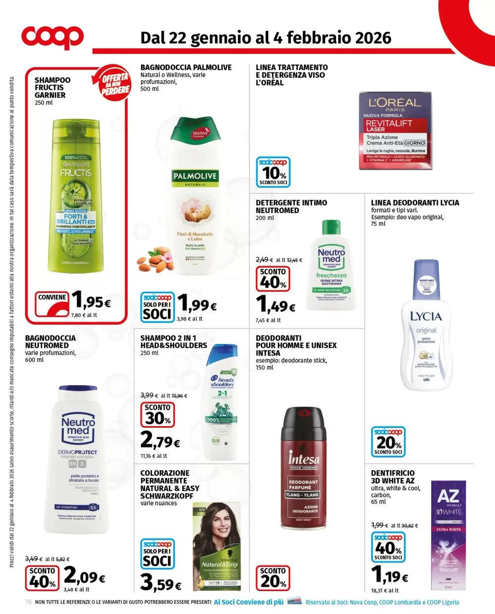 Volantino promozionale Coop  valide dal 22/01/2026 - Pagina 16.
