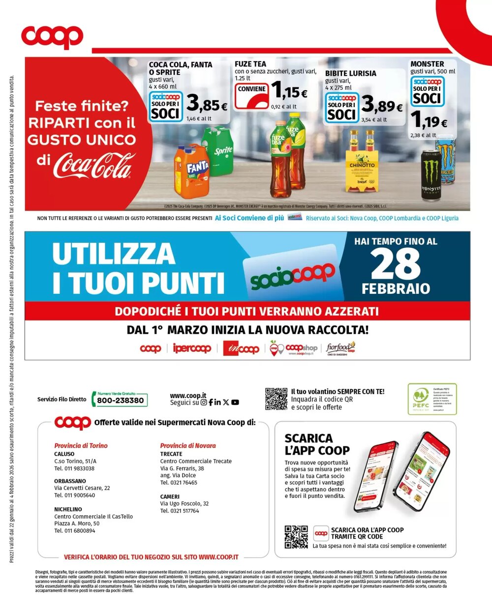 Volantino promozionale Coop  valide dal 22/01/2026 - Pagina 20.