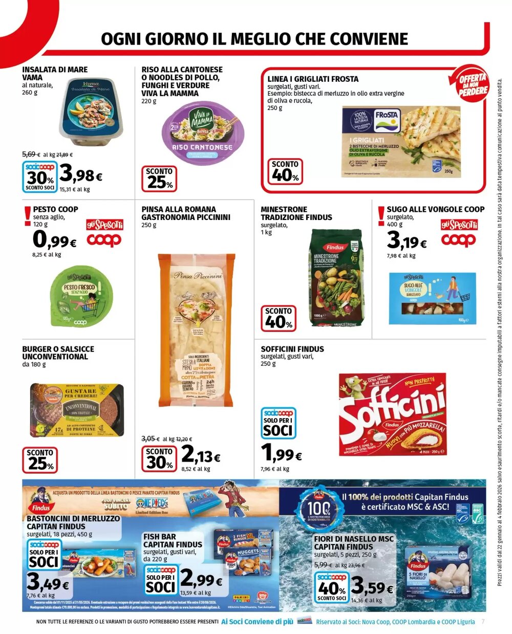 Volantino promozionale Coop  valide dal 22/01/2026 - Pagina 7.