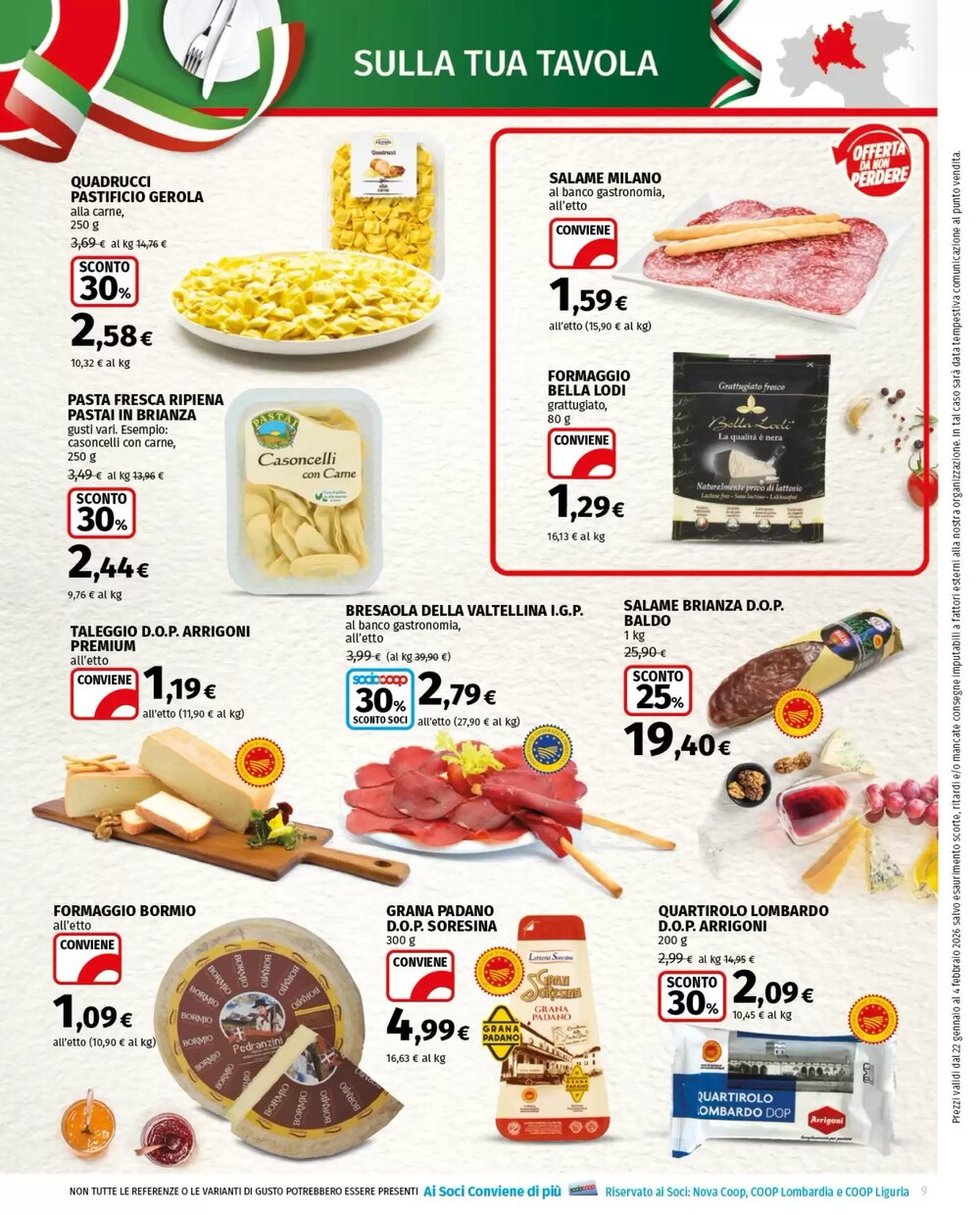Volantino promozionale Coop  valide dal 22/01/2026 - Pagina 9.