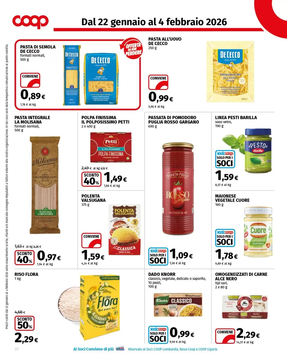 Volantino promozionale Coop Superstore  valide dal 22/01/2026 - Pagina 20.