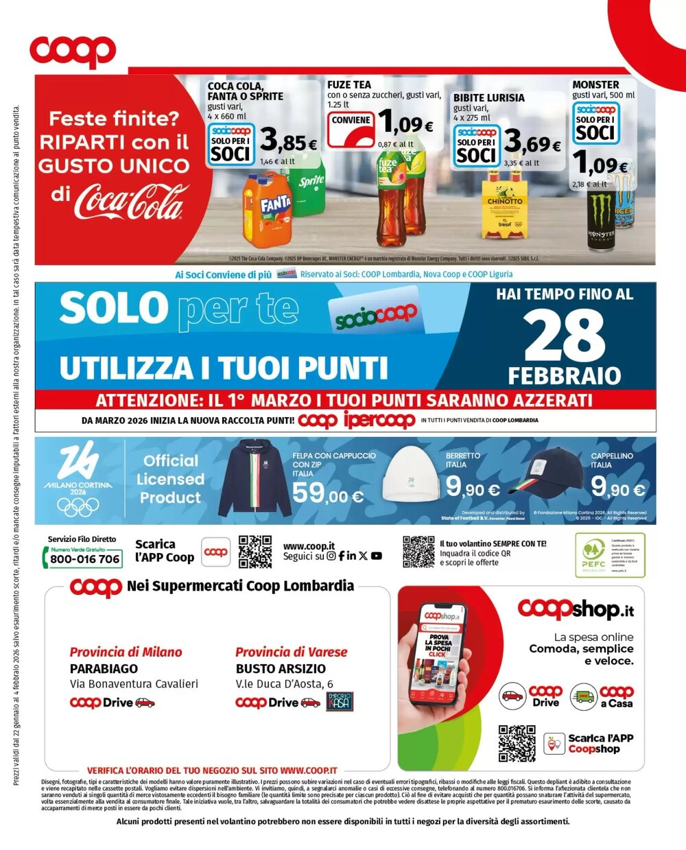 Volantino promozionale Coop Superstore  valide dal 22/01/2026 - Pagina 30.